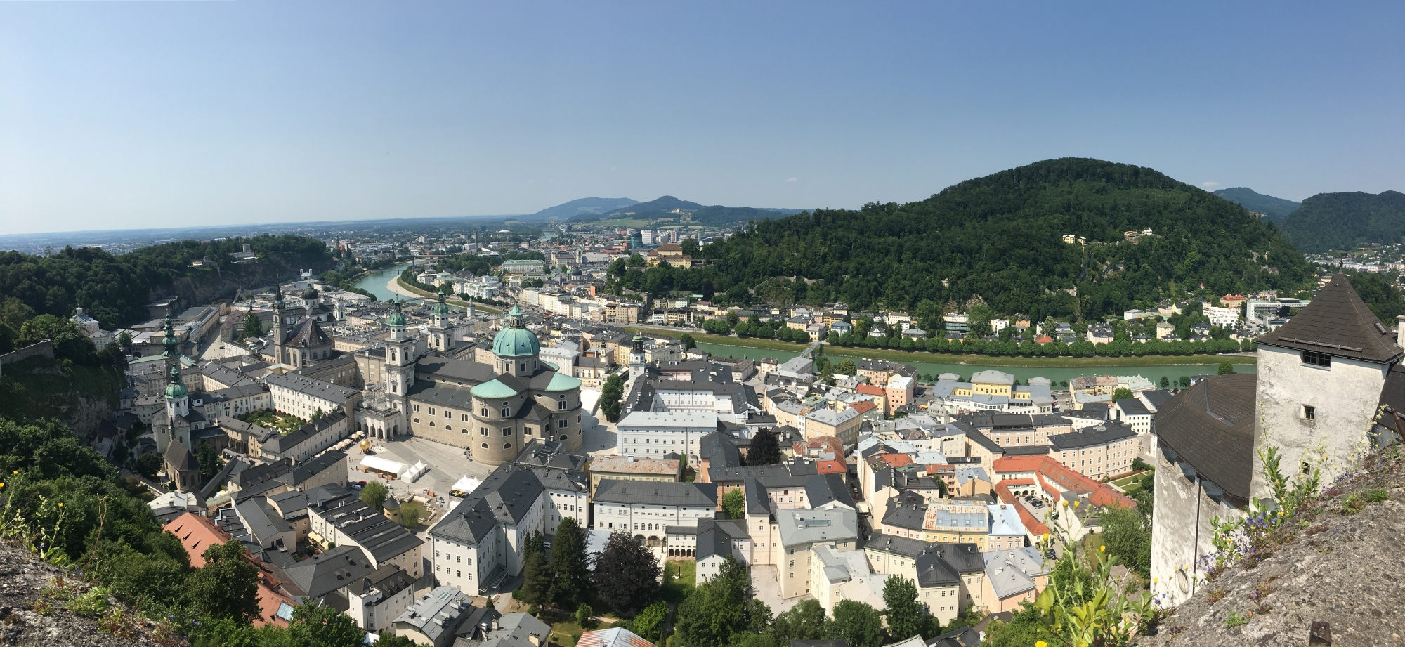Salzburg from Hohensalzburg Fortress