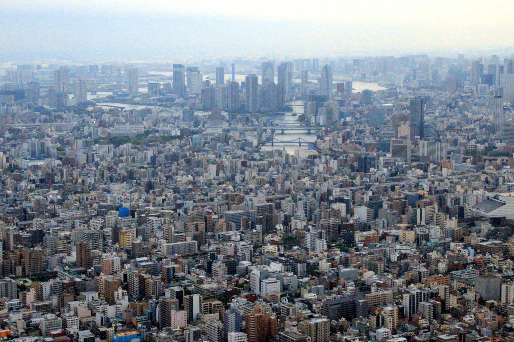Tokyo as seen from Skytree