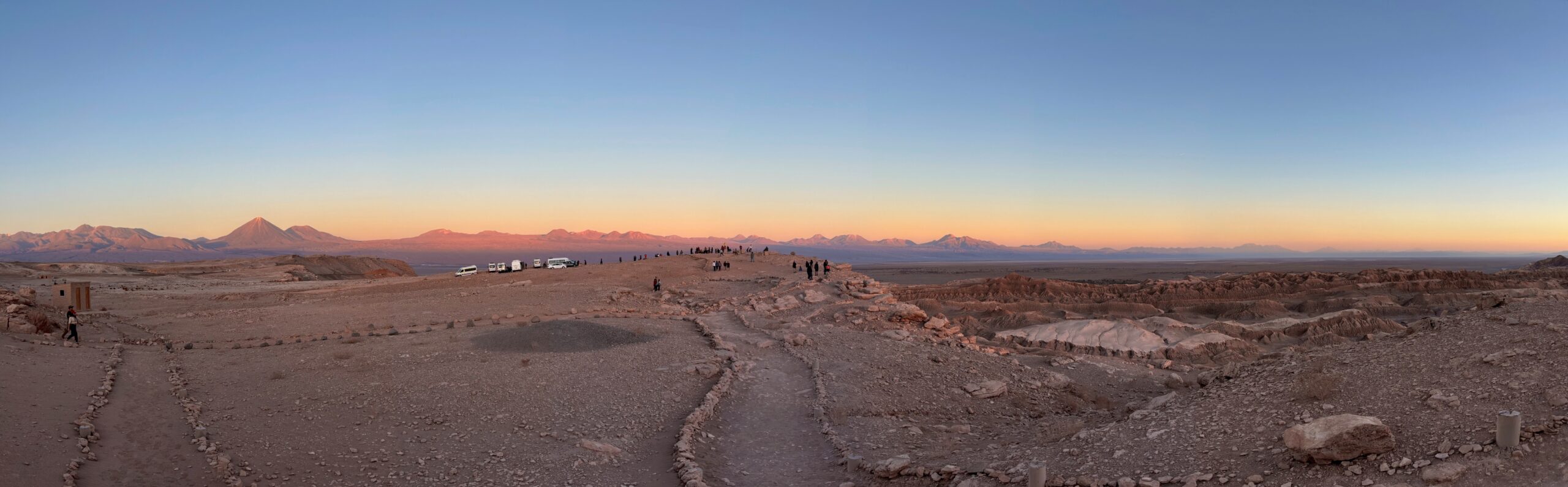 Atacama desert sunset